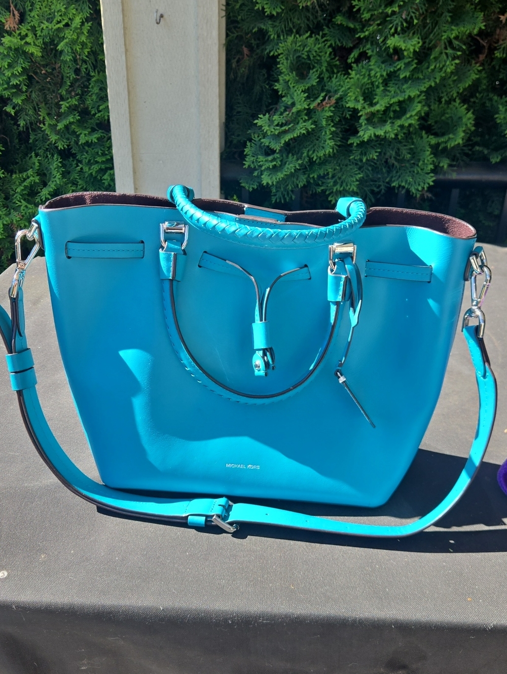 MICHAEL KORS BLAKELY- TEAL BLUE HANDBAG-$489. Used With Tags. 💙